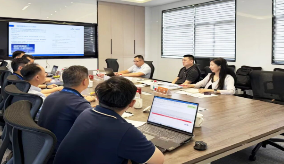 中石化国际事业南京有限公司领导到上阀股份考察交流